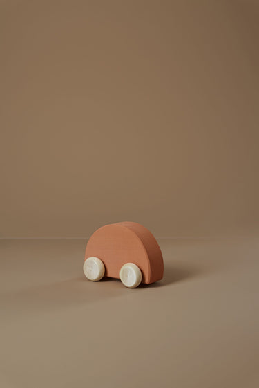Raduga Grez Wooden Toy Car, Apricot